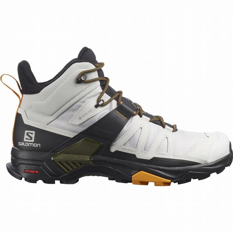 Salomon X Ultra 4 Mid Gore-tex Wandelschoenen Heren Wit/Zwart (PUJ8353IG)